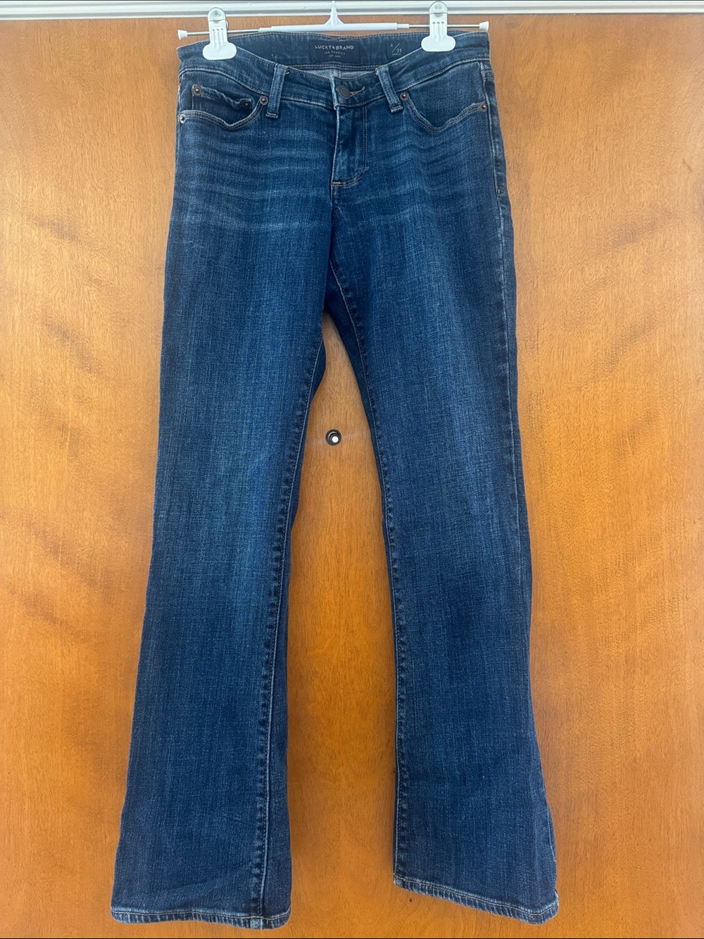 Lucky Brand Womens Dark Blue Sweet Bootcut Jeans size 0/25